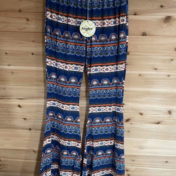 Hayden LA - Blue And White Boho Flare - Picture 1 of 4